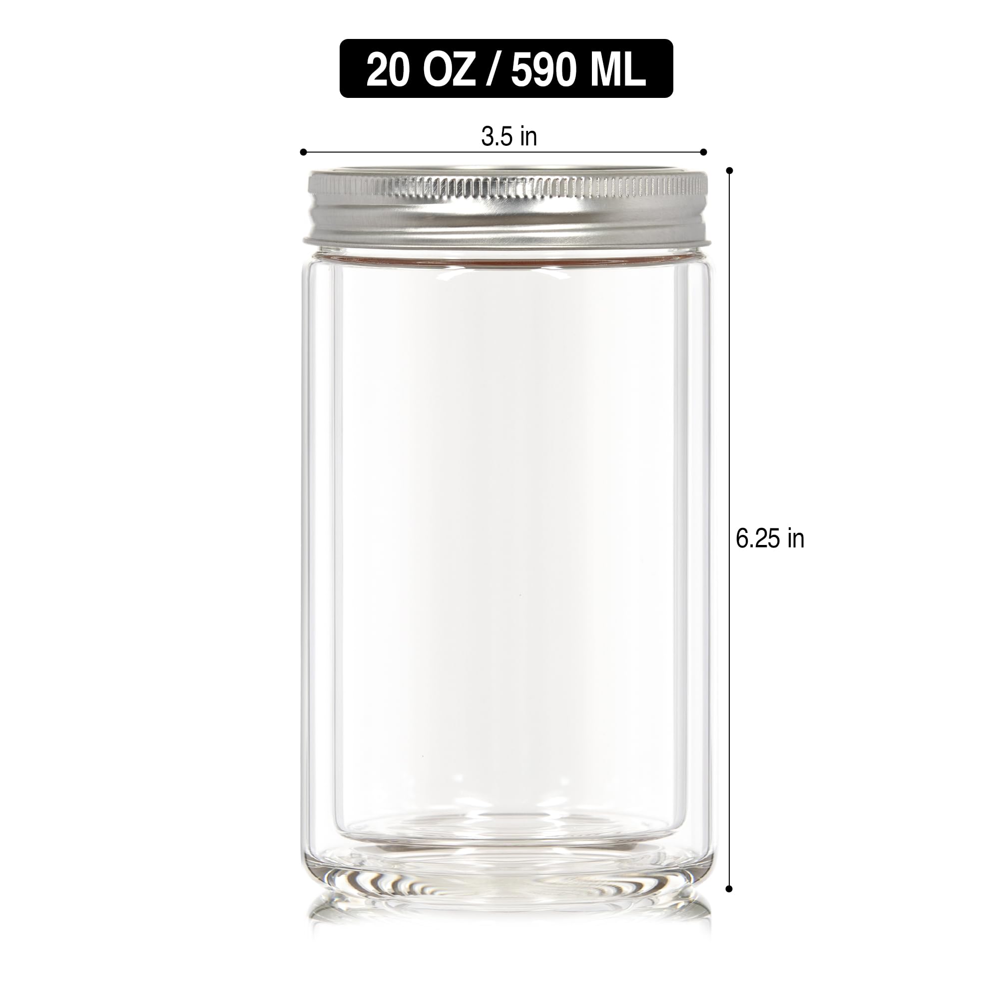 Amazon.com: N/ Airtight Wide Mouth Mason Jar | Storage